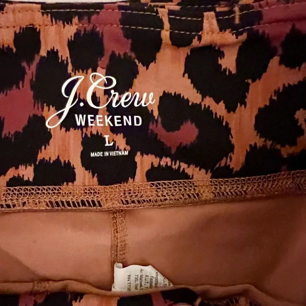 J Crew weekend leopard print leggings - Picture 5 of 9